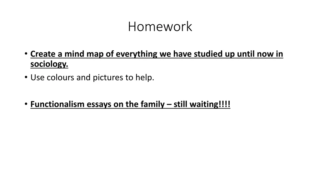 homework