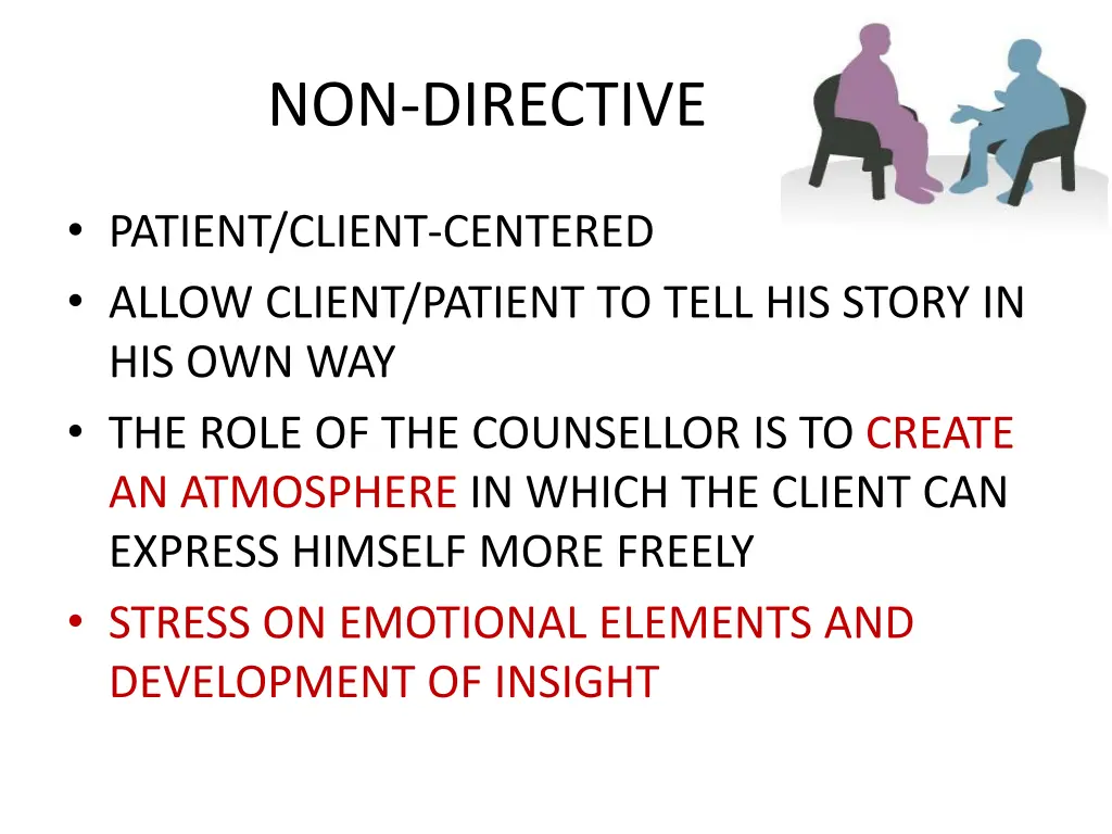 non directive