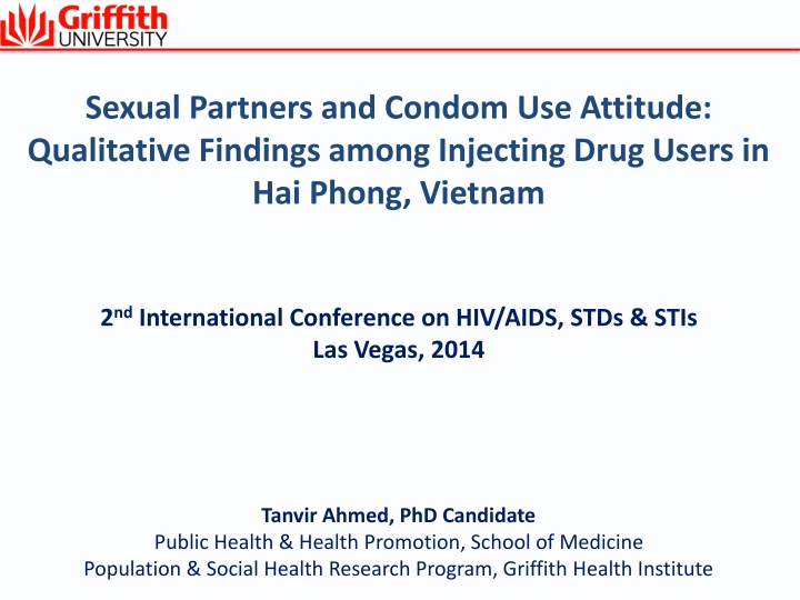 sexual partners and condom use attitude