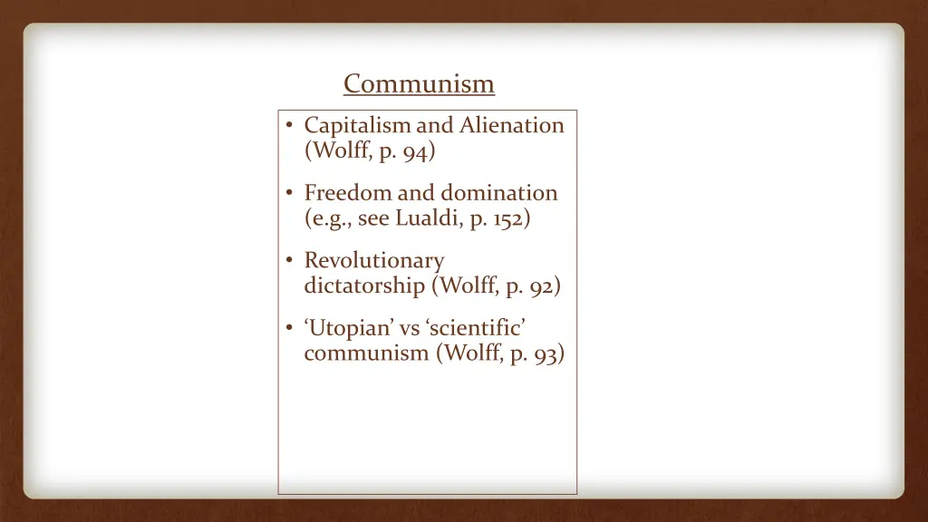communism