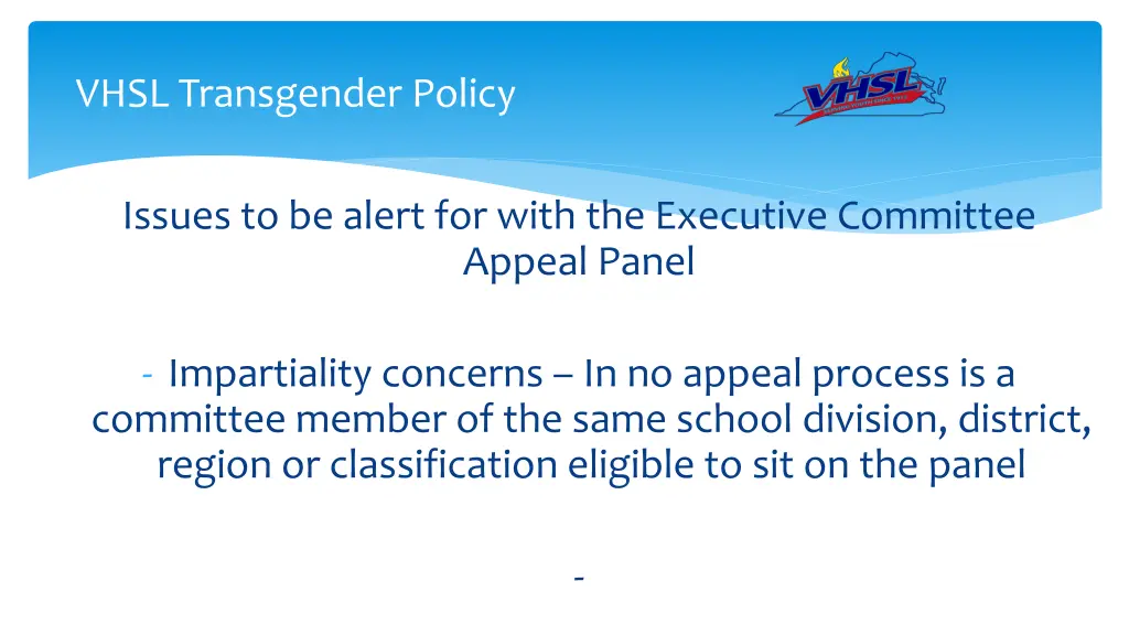 vhsl transgender policy 21
