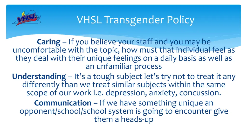 vhsl transgender policy 30