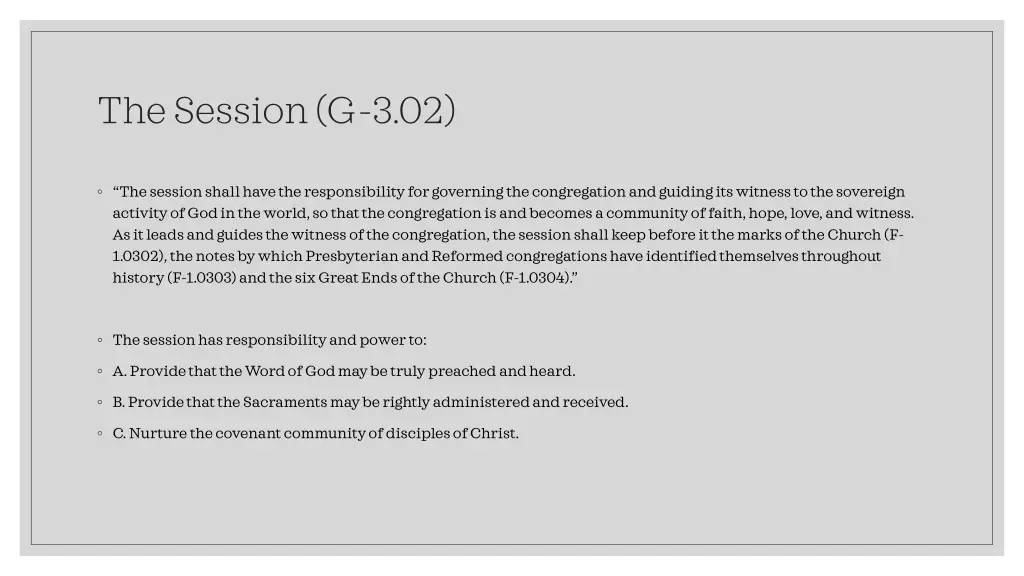 the session g 3 02