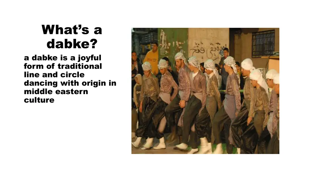 what s a dabke a dabke is a joyful form
