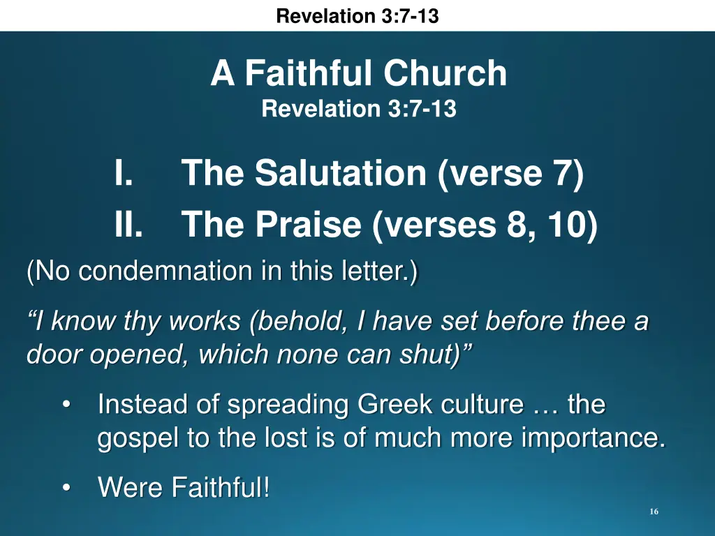 revelation 3 7 13 10