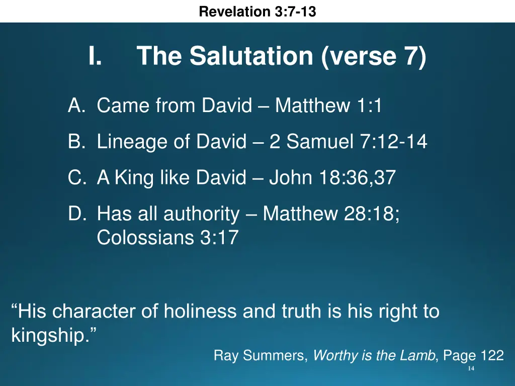 revelation 3 7 13 8