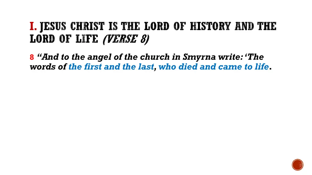 i jesus christ is the lord of history