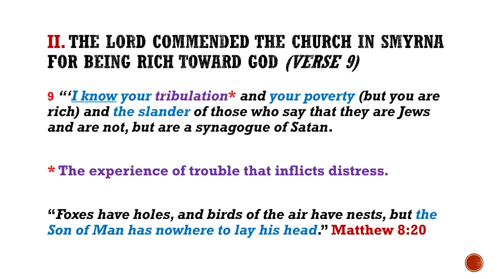ii the lord commended the church in smyrna 1