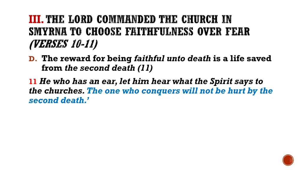 iii the lord commanded the church in smyrna 7