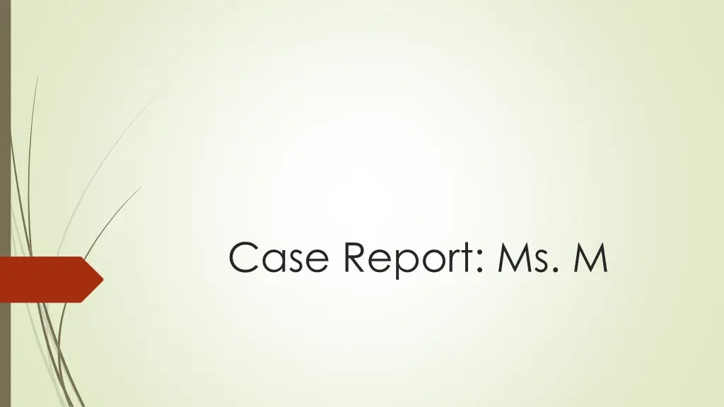 case report ms m