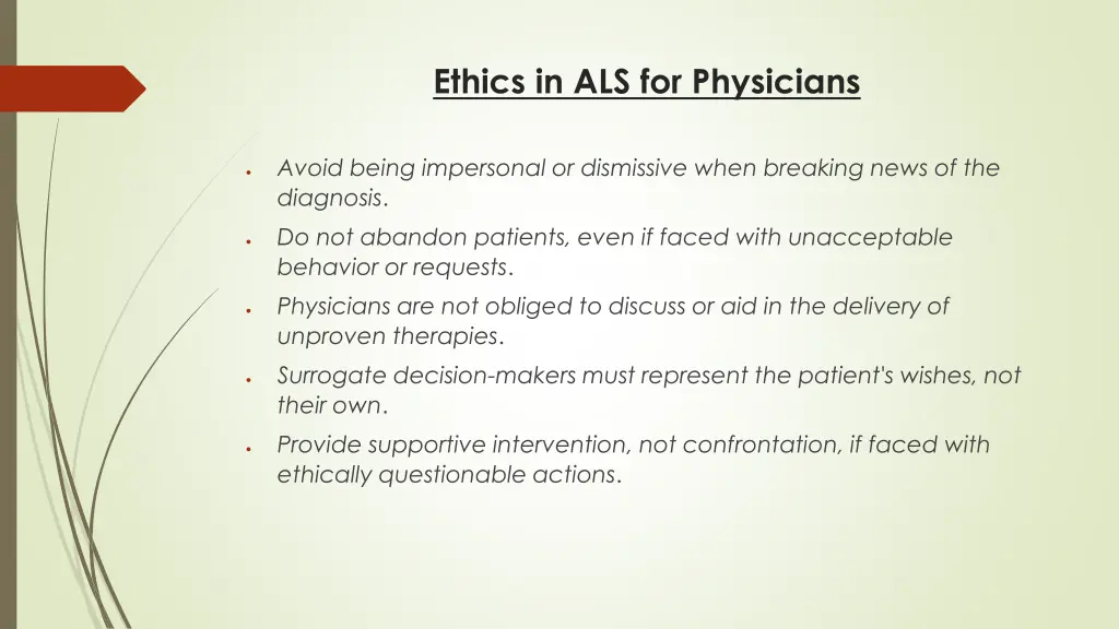 ethics in als for physicians