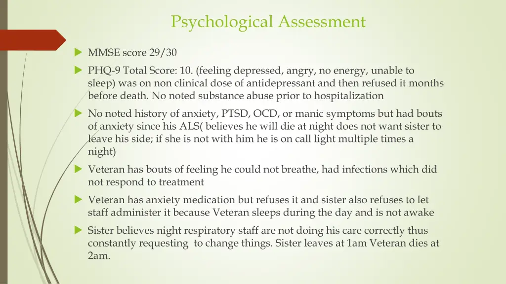psychological assessment 1