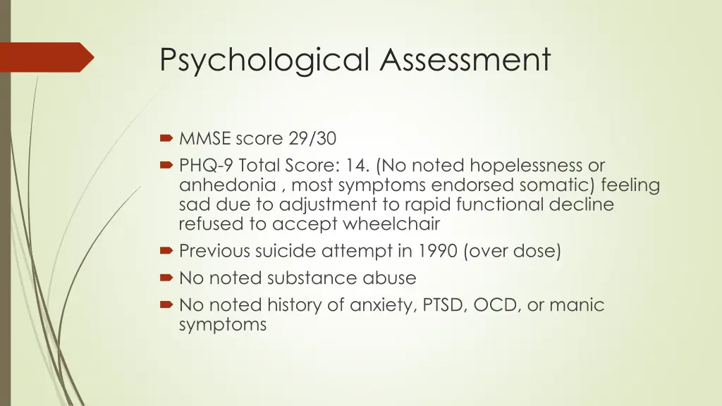 psychological assessment