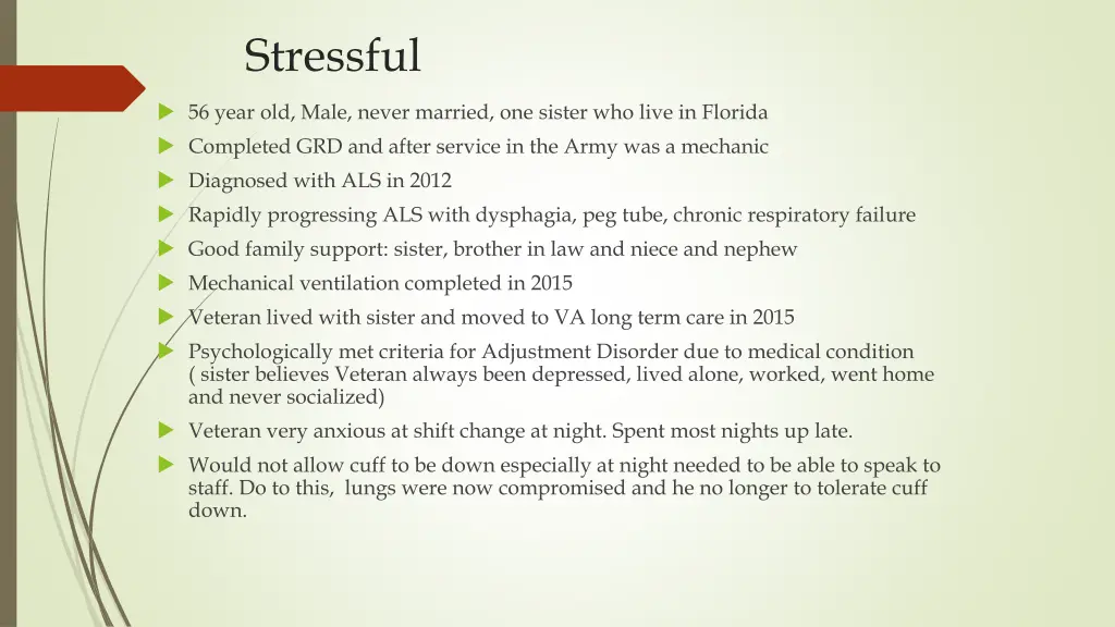 stressful