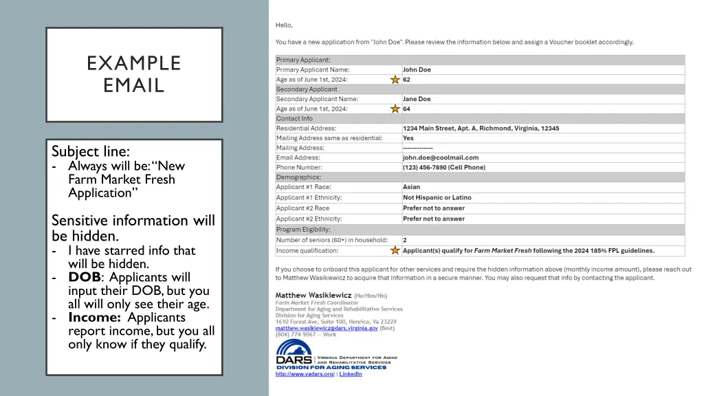 example email