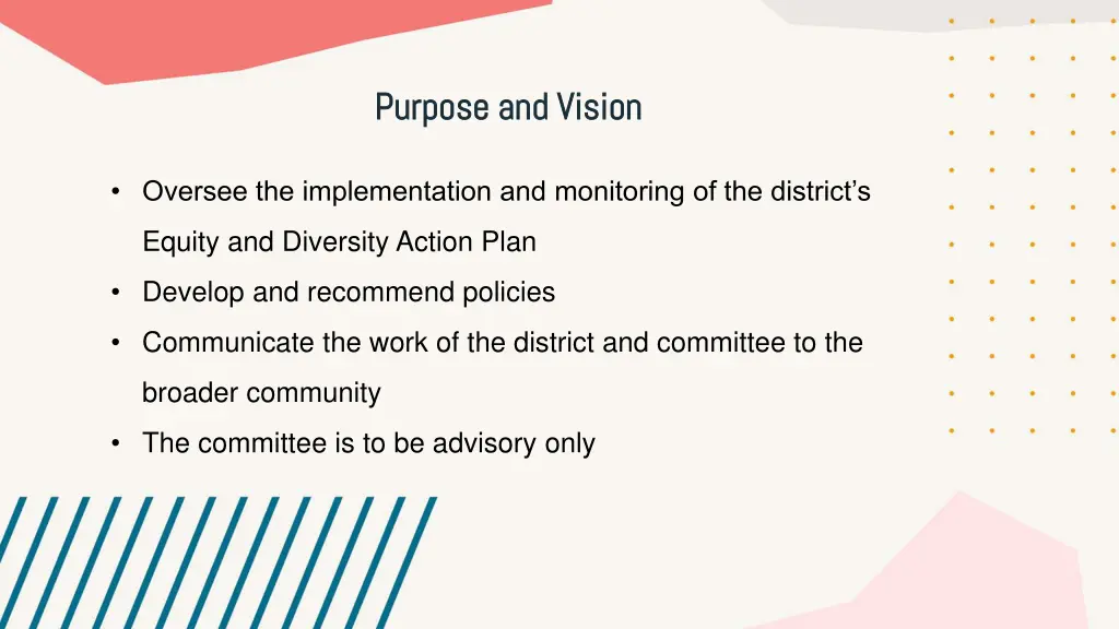 purpose and vision purpose and vision