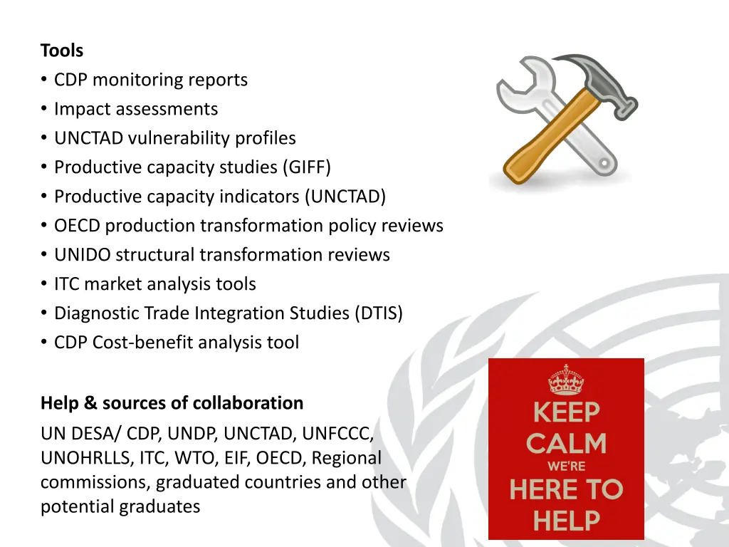 tools cdp monitoring reports impact assessments