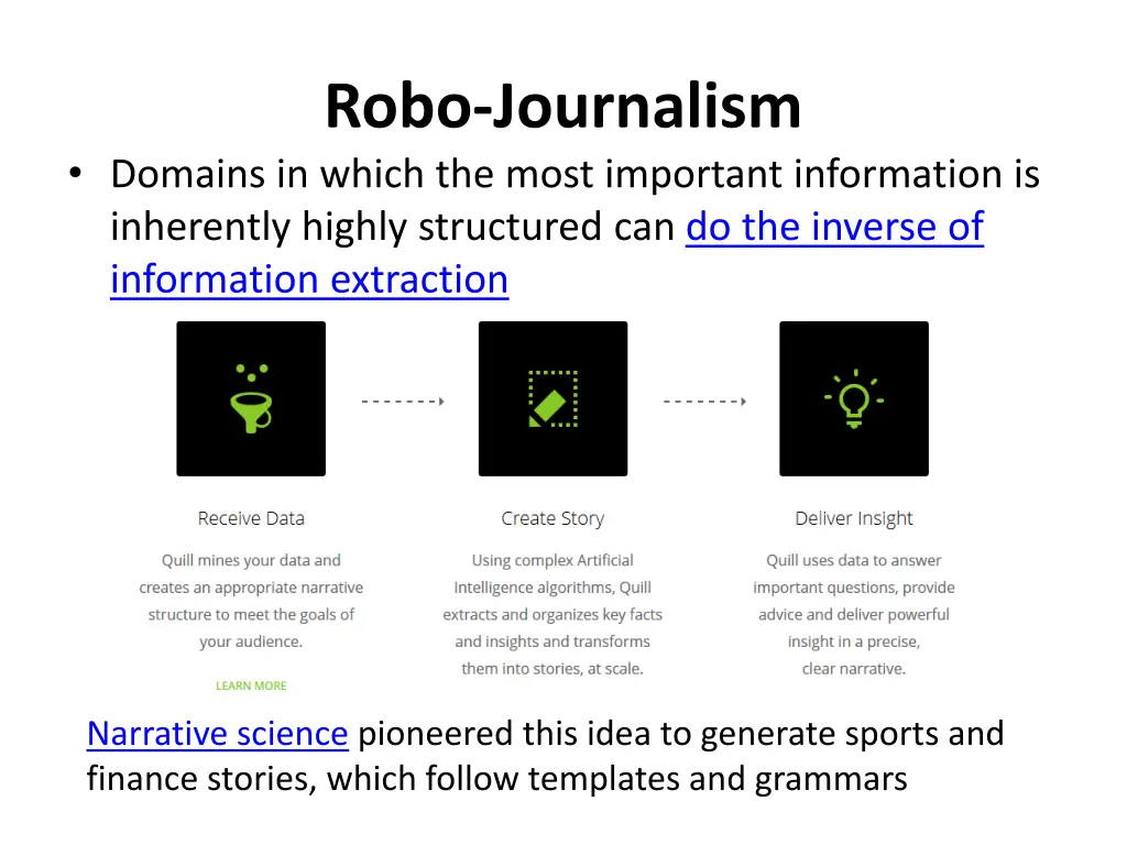 robo journalism