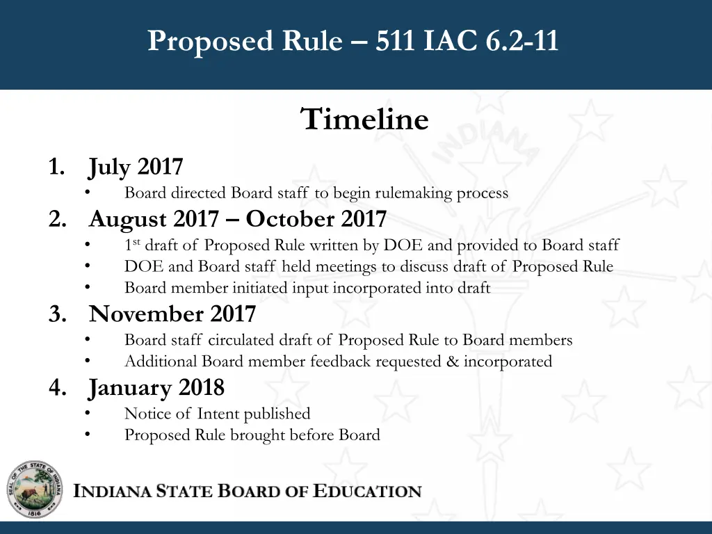 proposed rule 511 iac 6 2 11