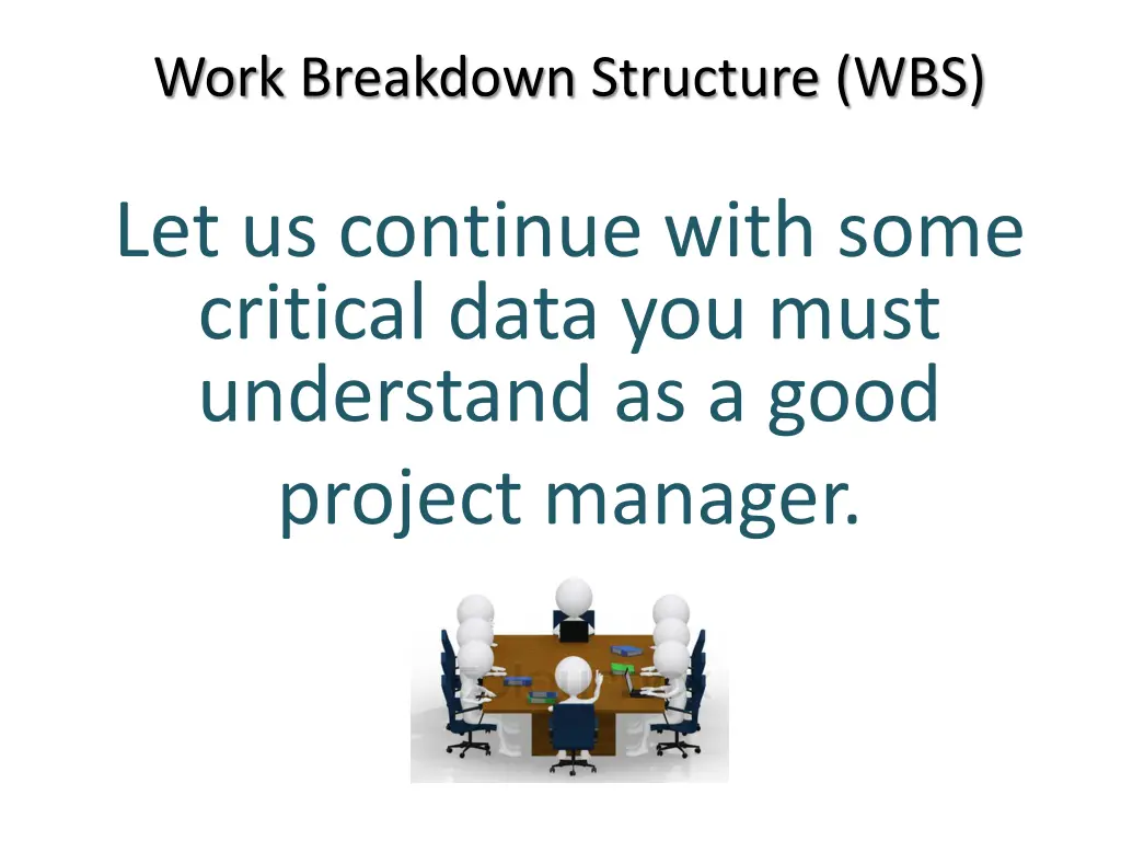 work breakdown structure wbs 3