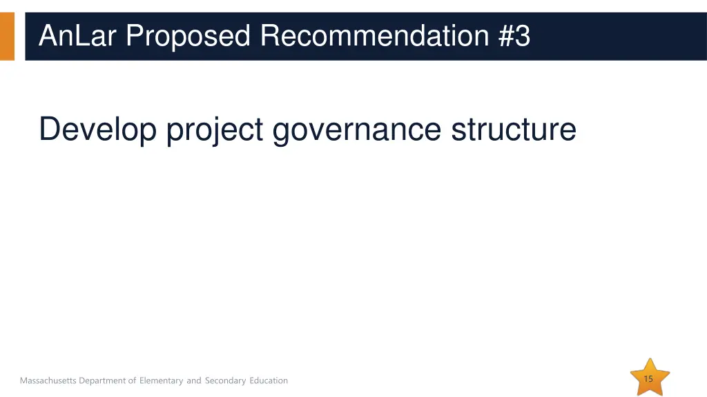 anlar proposed recommendation 3