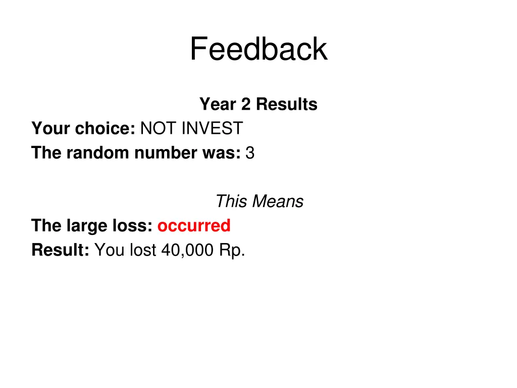 feedback 1