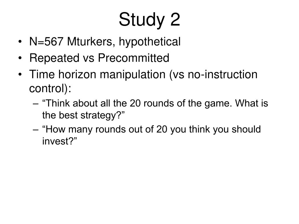 study 2 1