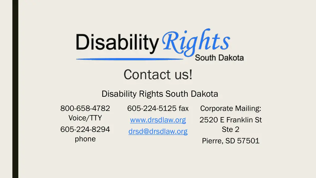contact us