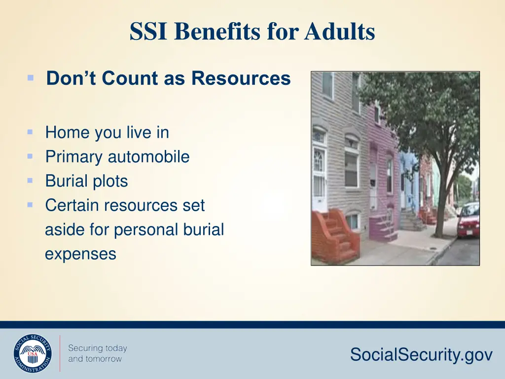 ssi benefits for adults 1