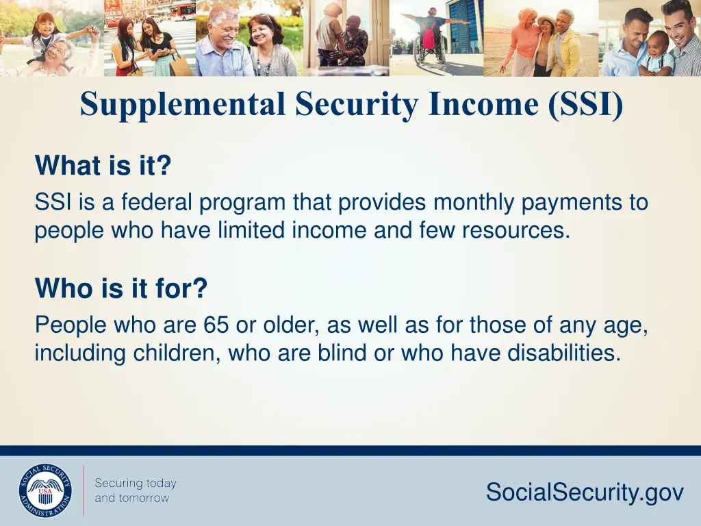 supplemental security income ssi