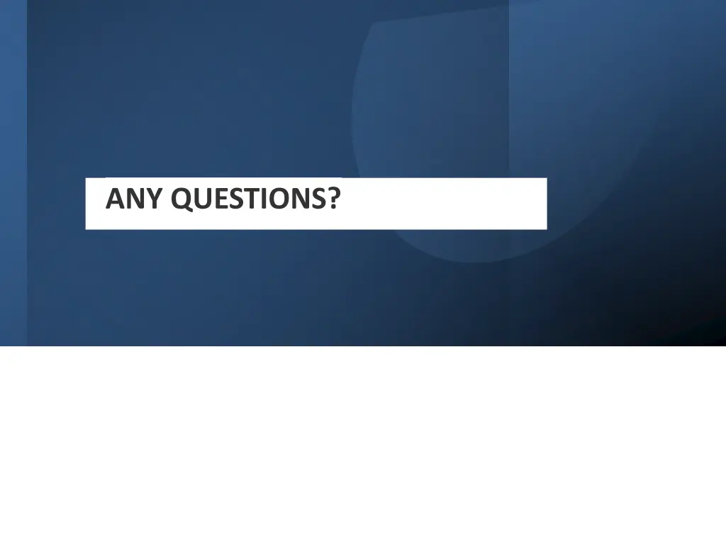 a brief outline of olba any questions