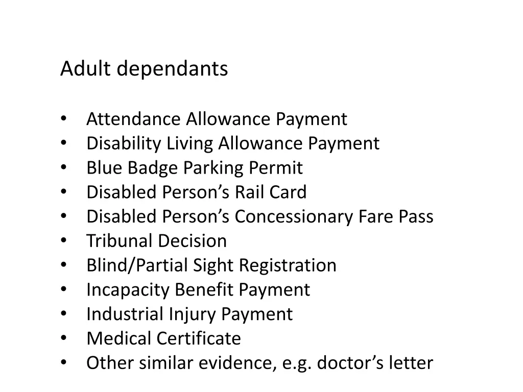 adult dependants 3