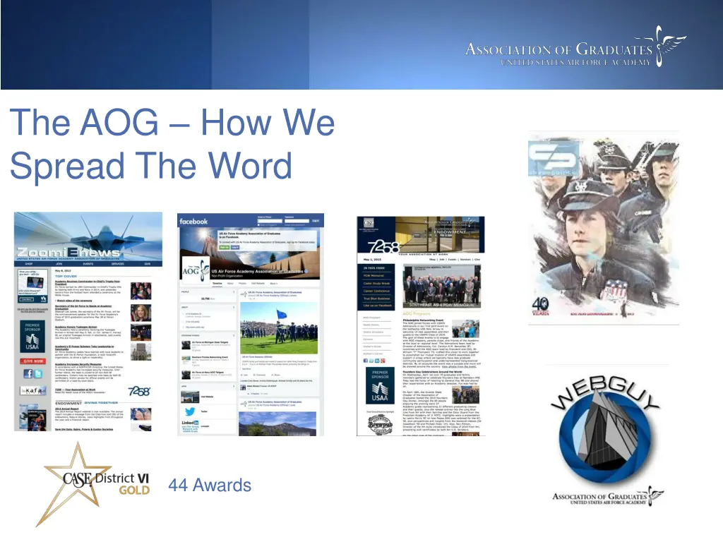 the aog how we spread the word