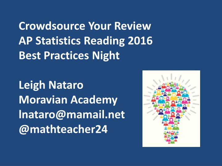 crowdsource your review ap statistics reading