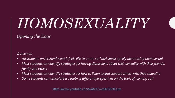 homosexuality