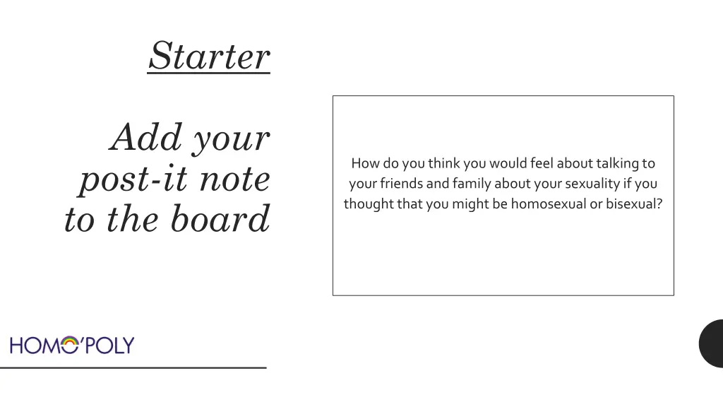 starter