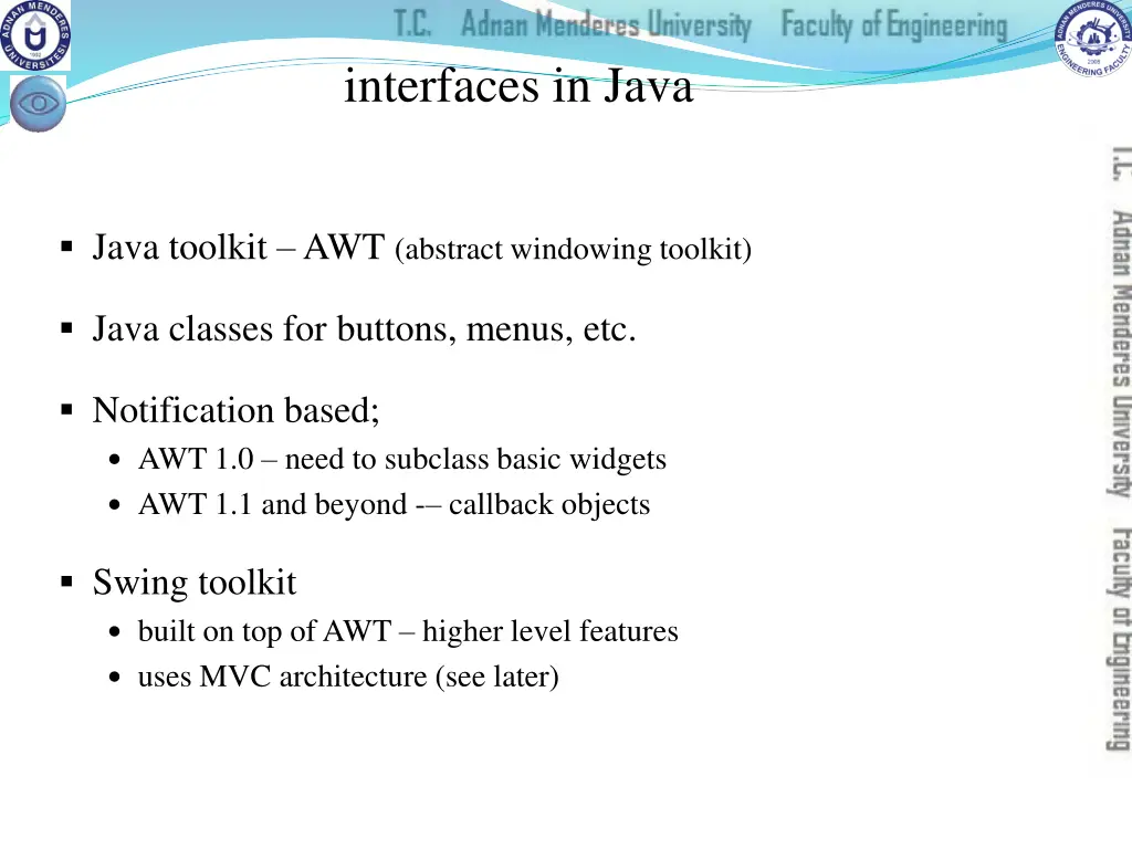 interfaces in java