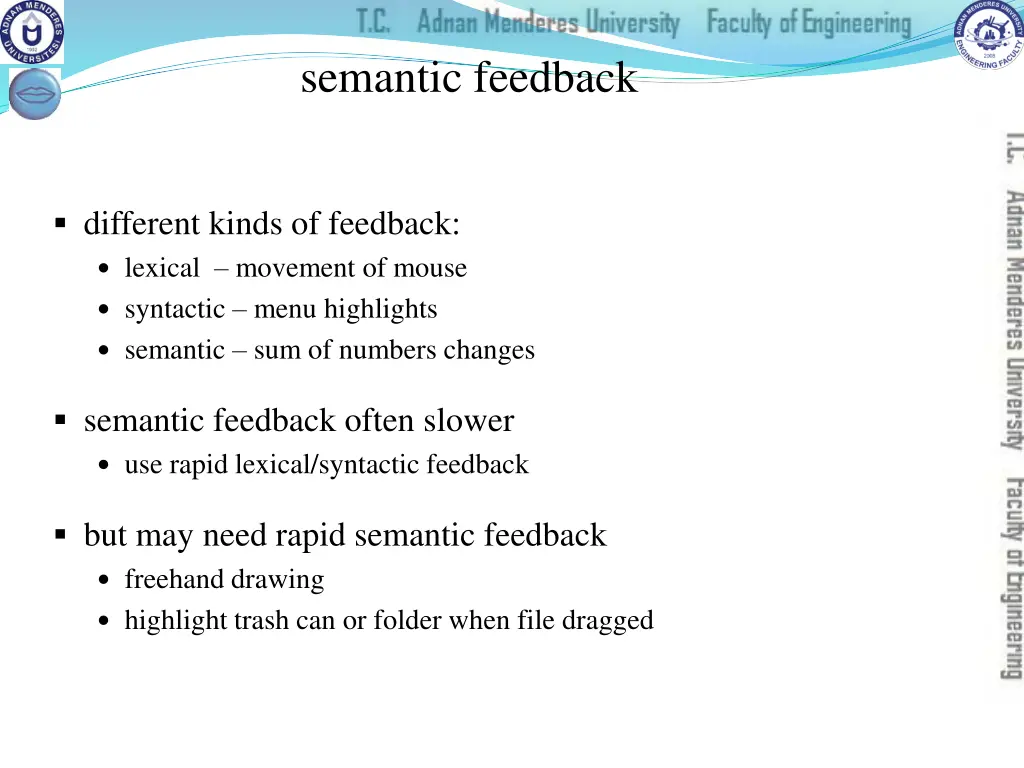 semantic feedback