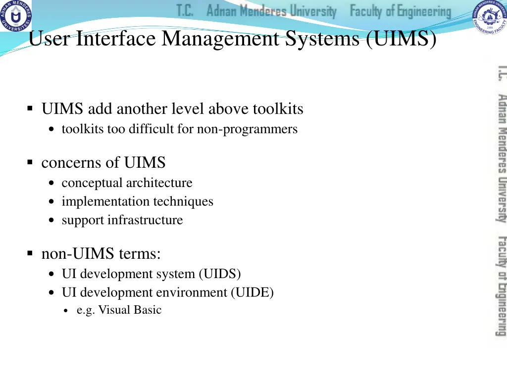 user interface management systems uims
