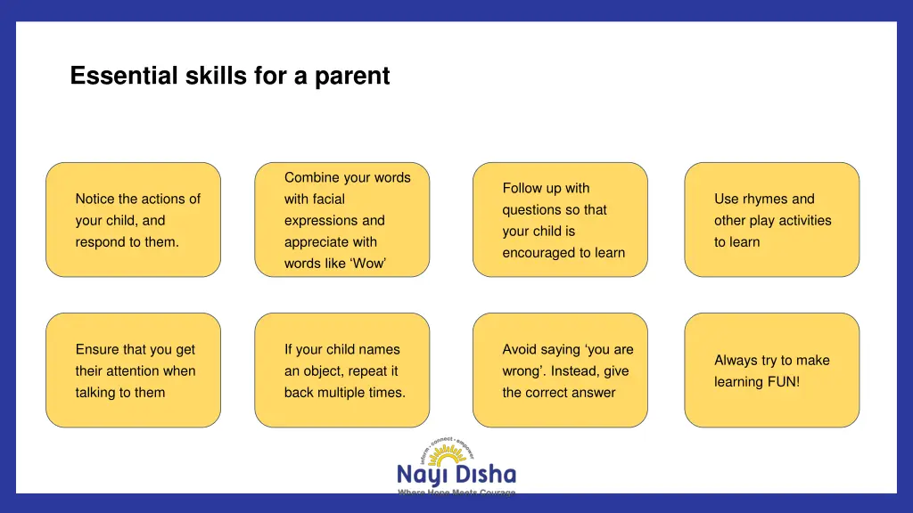 essential skills for a parent