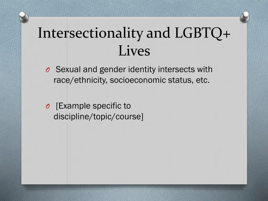 intersectionality and lgbtq lives
