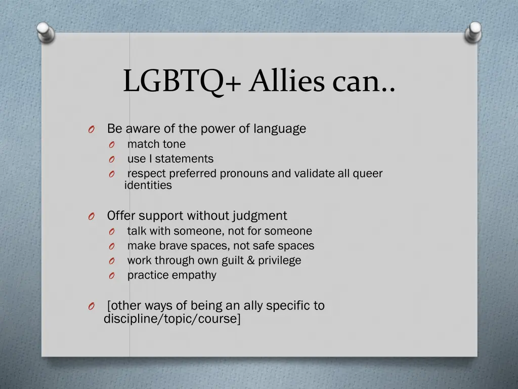 lgbtq allies can