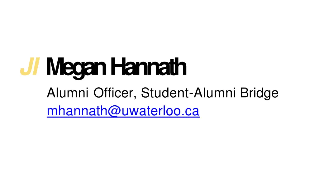 ji megan hannath alumni officer student alumni
