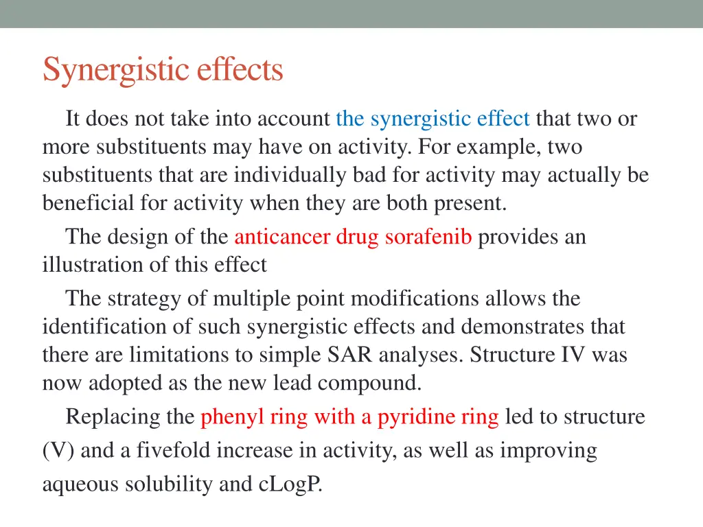 synergistic effects