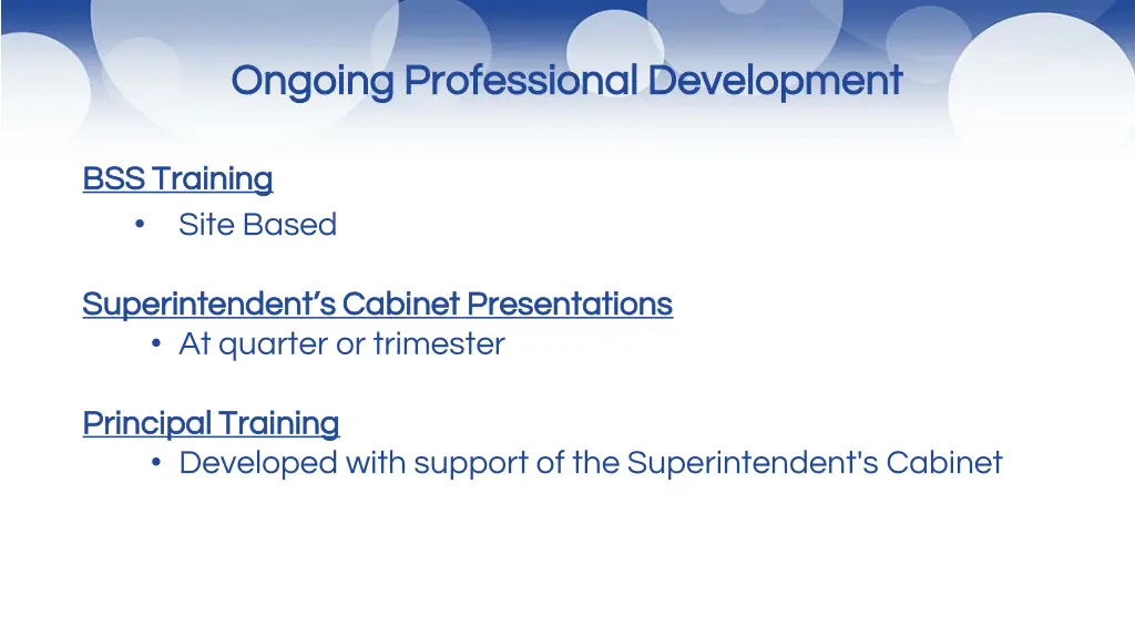 ongoing professional development ongoing 1
