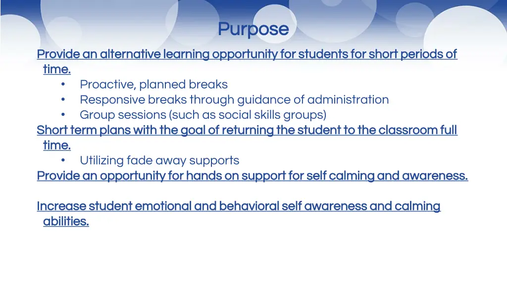 purpose purpose