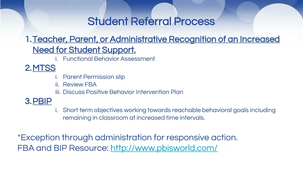 student referral process student referral process