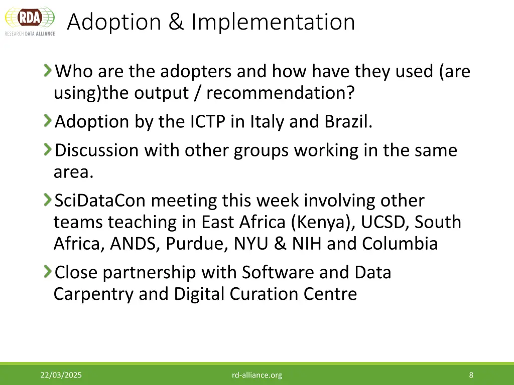 adoption implementation
