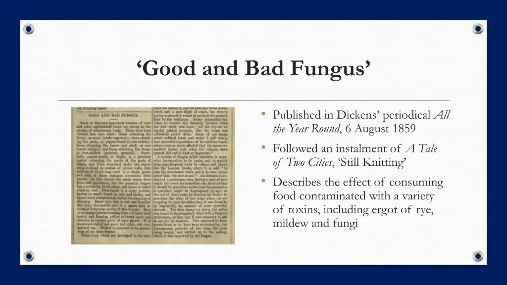 good and bad fungus
