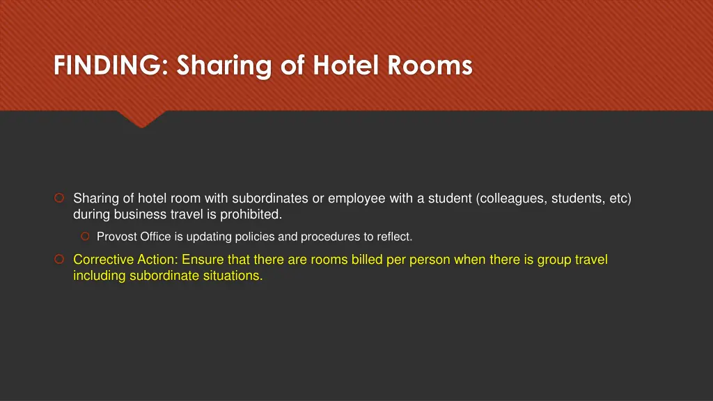 finding sharing of hotel rooms
